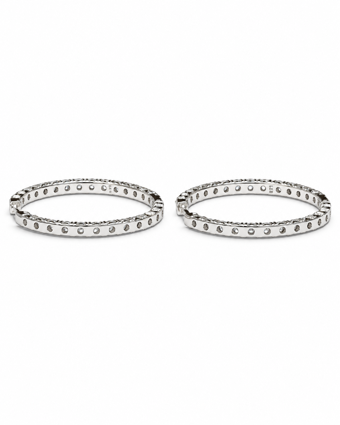 Inside-out Diamond Hoop Earrings