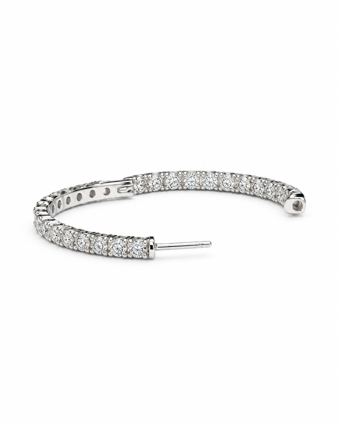 Inside-out Diamond Hoop Earrings