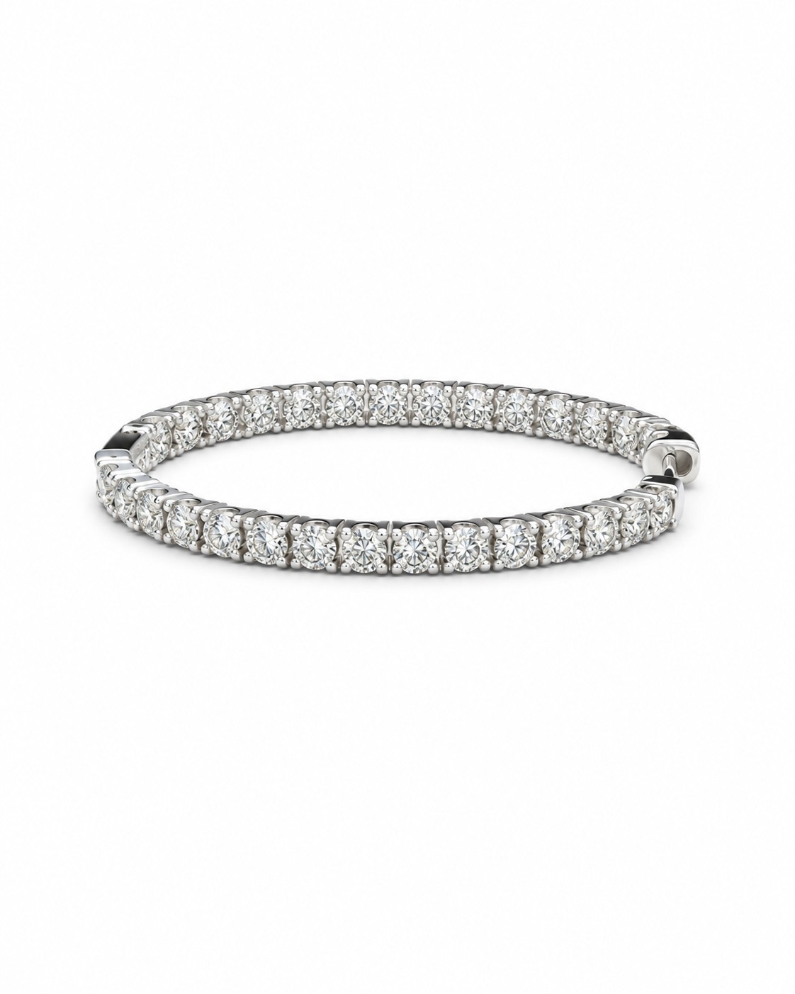 Inside-out Diamond Hoop Earrings